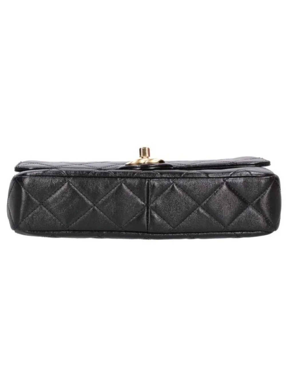 Chanel CC Flap Shiny Lambskin Chain Shoulder Bag